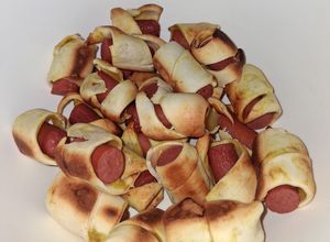 Una foto de Salchichas Envueltas en Masa de Tarta