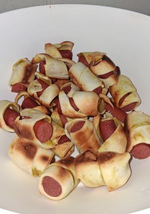 Una foto de Salchichas Envueltas en Masa de Tarta