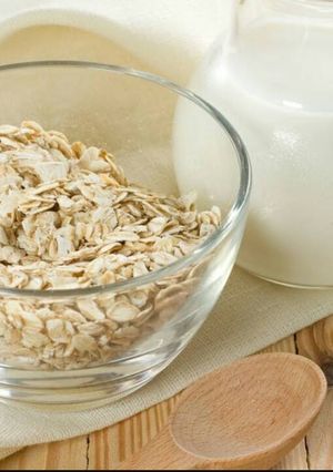 Una foto de Avena desayuno proteínas
