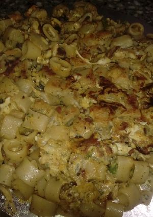 Una foto de Tortilla de fideos