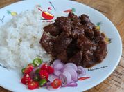 Gambar sate sapi tanpa tusuk