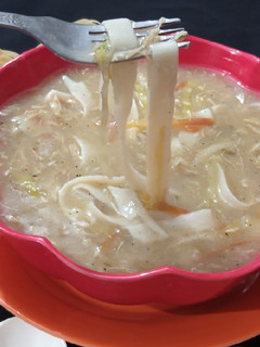 A picture of Chicken Fettuccine Soup.