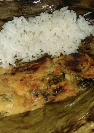 Foto resep Pepes ayam jamur