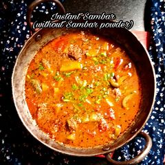A picture of Instant Sambar.