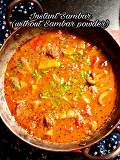 A picture of Instant Sambar.