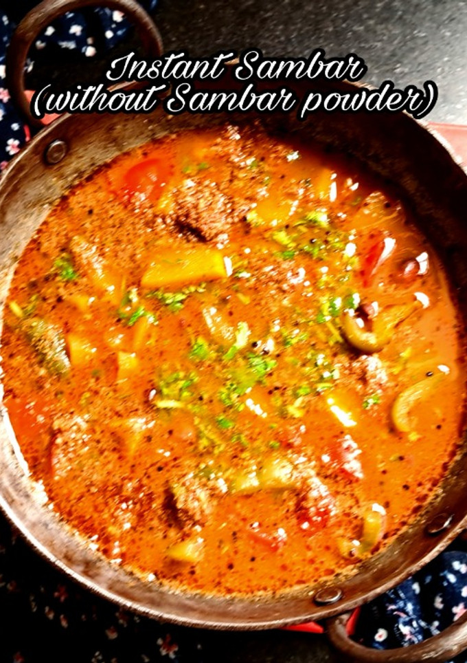A picture of Instant Sambar.
