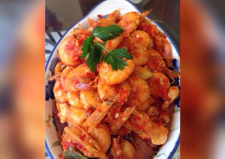 Resep Udang Pedas Asam Manis ala Dee 🌹 Anti Gagal