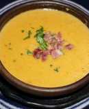 CREMA DE ARVEJAS AMARILLAS PARTIDAS SECAS, CON JAMÓN AHUMADO