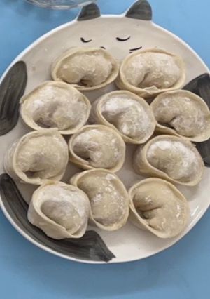A picture of Chicken and Shrimp Dumplings.