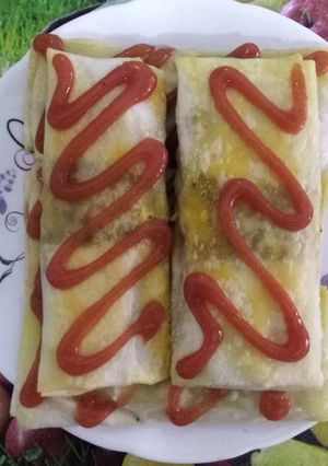 عکسی از دستور بورک گوشت و قارچ