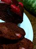 Bolo de Cacau e Morangos (Plumcake cacao e fragole)