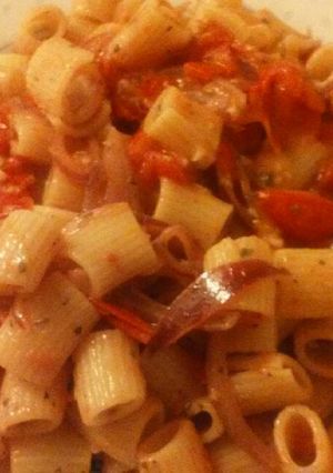 A picture of Quick pasta sautee.