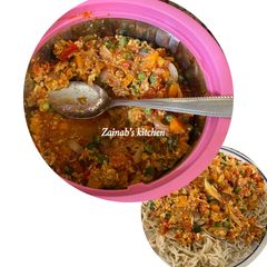 A picture of Veggie eggy sauce🍽.