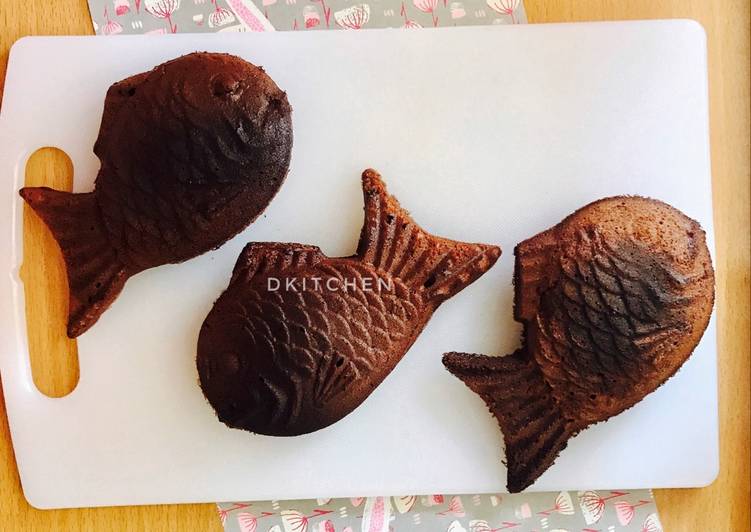Bagaimana Menyiapkan Taiyaki brownies, Lezat