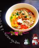 Bún riêu tép - xương hầm