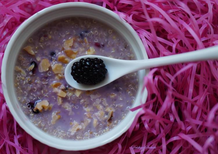 Step-by-Step Guide to Prepare Speedy Quinoa - Berry Porridge