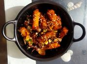 A picture of chilli baby corn