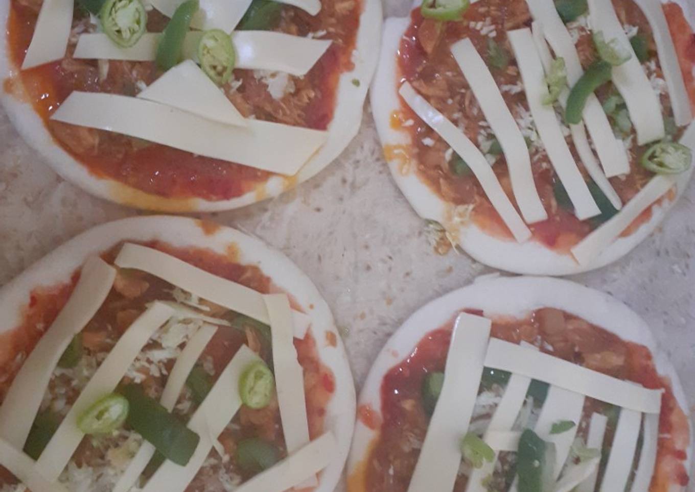 Homemade pizza