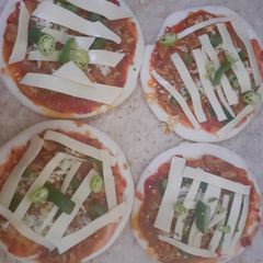 Homemade pizza A picture of Homemade pizza.