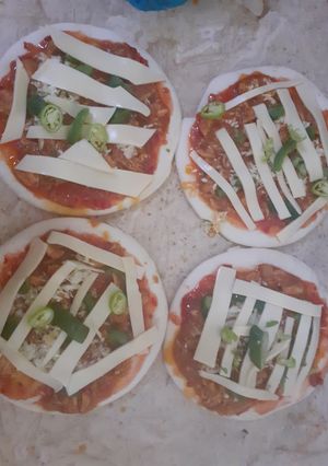A picture of Homemade pizza.
