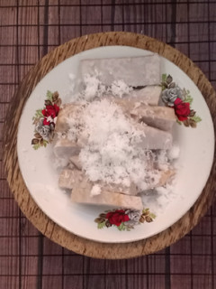 Foto resep Talas kukus tabur kelapa