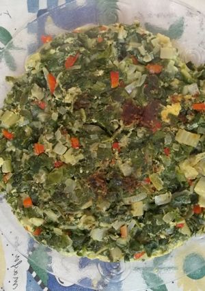 Una foto de Tortilla de acelga