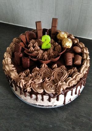 صورة لوصفة كيك عيد ميلاد سهل وإقتصادي