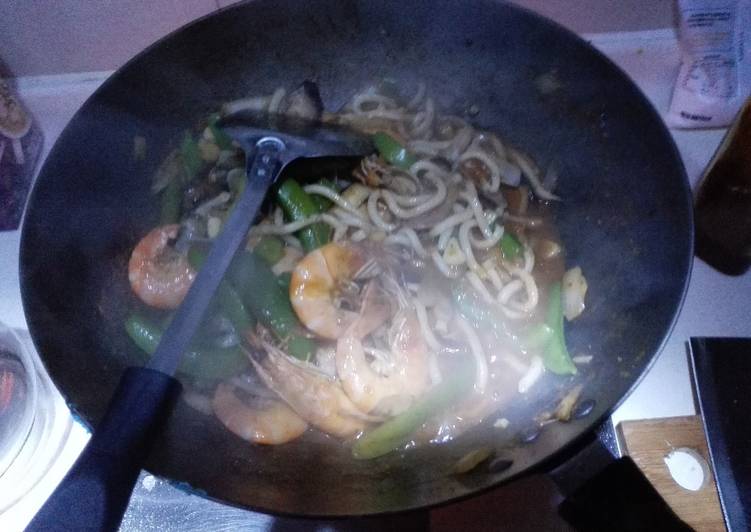 亚风面 Prawn noodles