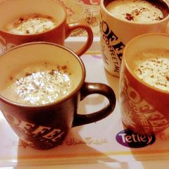 A picture of Coffee with cream.