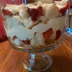 Easy strawberry shortcake A picture of Easy strawberry shortcake.