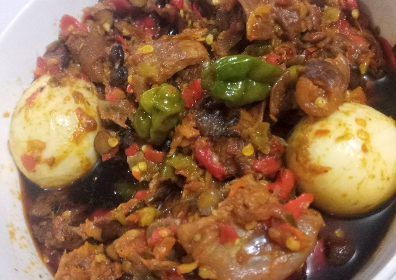Ofada stew (ayamase)