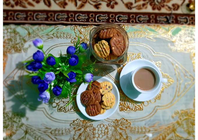 Cookies kacang coklat