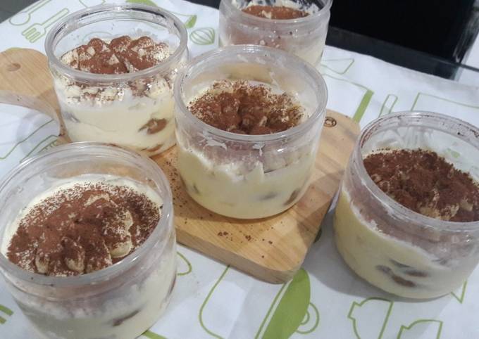 Tiramisu in a jar