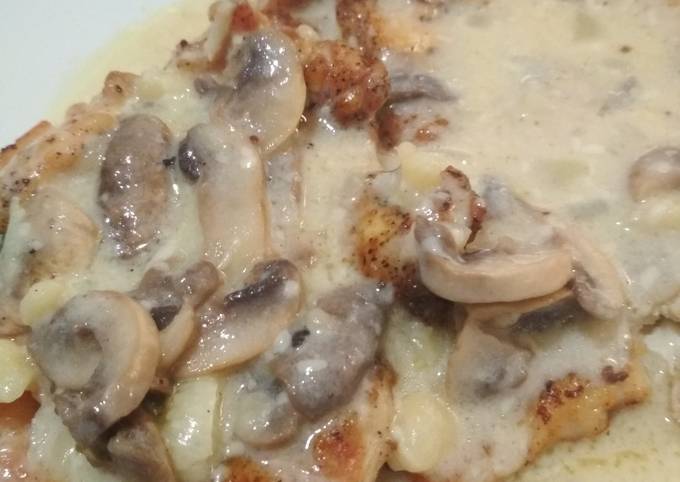 Resep Chicken steak with mushroom sauce yang Menggugah Selera