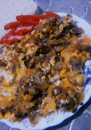 عکسی از دستور تخم مرغ با طعم تن ماھی😉💥