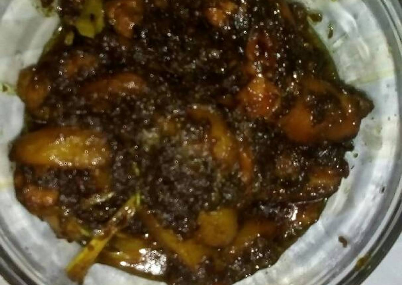 Rendang ayam kentang sederhana