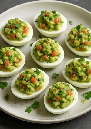 Una foto de Huevos verano (rellenos)
