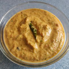A picture of Peanut chutney(Another Method).