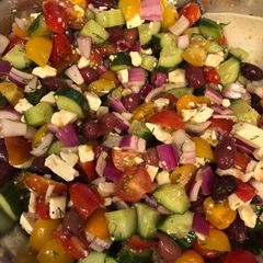 A picture of Fresh Mediterranean Salad.