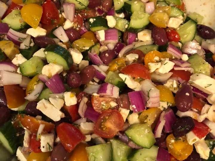 Recipe Fresh Mediterranean Salad the Delicious Makes you drool