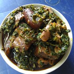 A picture of Edikang Ikong (Edikaikong Soup).