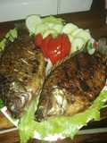 Mojarras al mojo de ajo