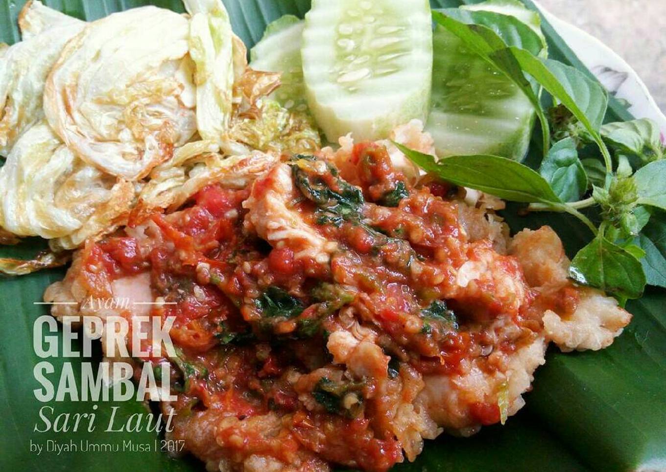 Ayam Geprek Sambal Sari Laut | Kemangi