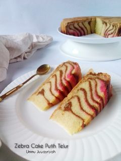 Foto resep Zebra Cake Putih Telur