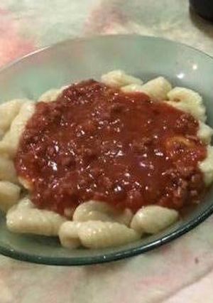Una foto de Ñoquis caseros de papa