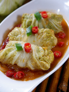 Foto resep Sawi Putih Gulung isi Tahu