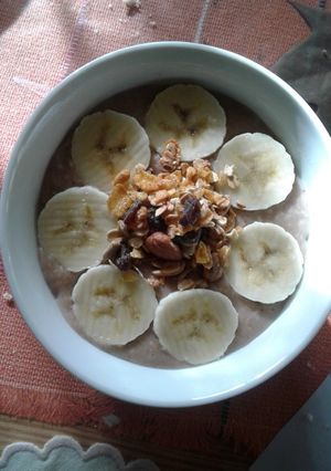 Una foto de Desayuno Vegano Fácil 🍌🍶