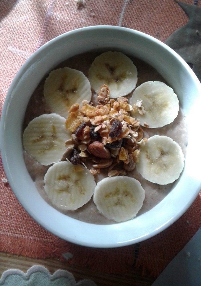 Una foto de Desayuno Vegano Fácil 🍌🍶