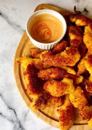 Hình của món Chicken Chips - Ức Gà Chiên Giòn.