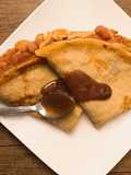Oat Flour Crepes with Almond Milk